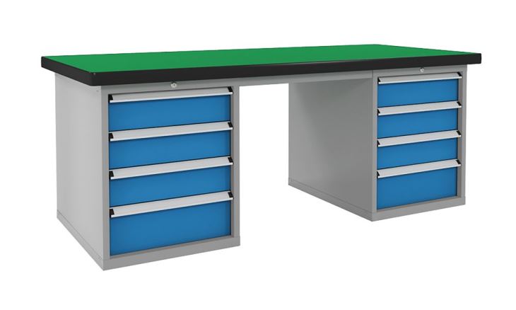 Pedestal workbench
