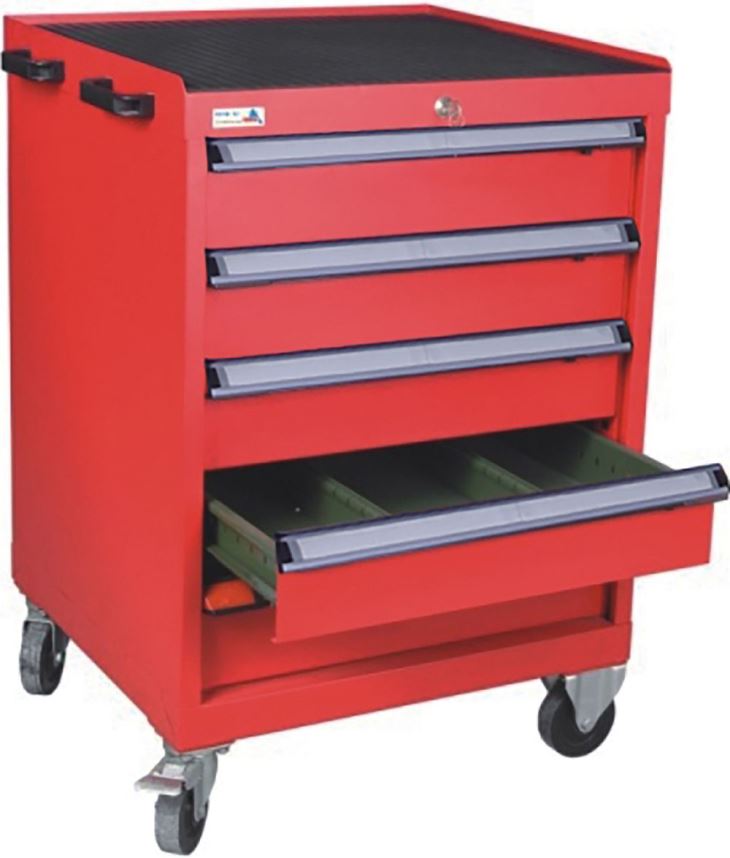 5 drawers rolling storage tool cabinet
