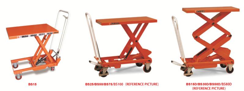 hand hydraulic lifting platform truck