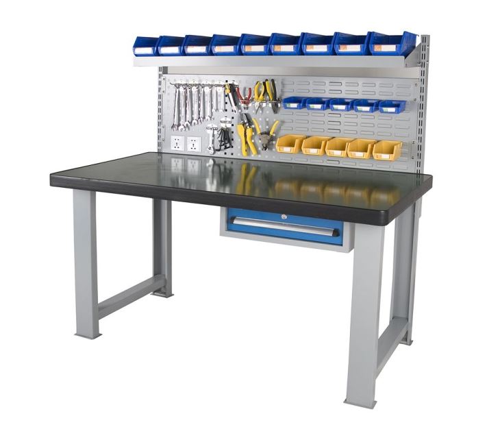 Workbench With Hanging Board