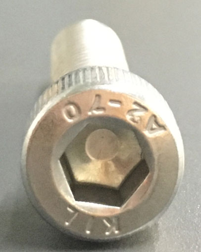 Flatness of hexagon socket inner bottom