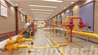 LED true color display system of the Oil Recovery Simulator