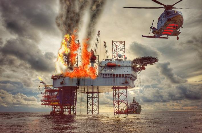 oil rig explosion