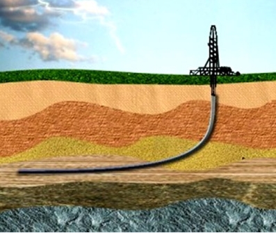 horizontal oil drilling working