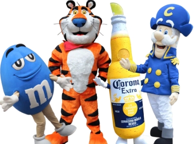 Custom Mascots for Brand Promotions