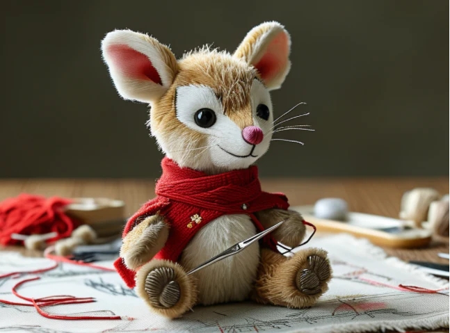 Embroider on a Stuffed Animal