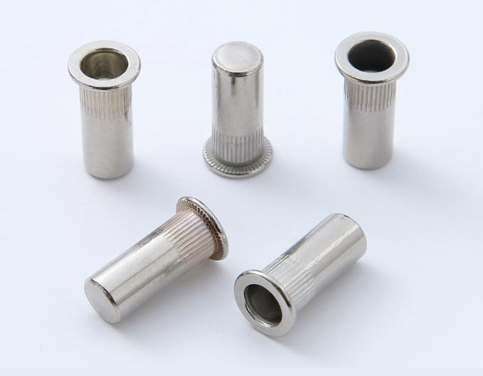 Flat Head Rivet Nut with Knurl Close End