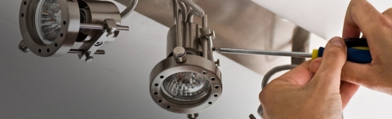 installing seachlights