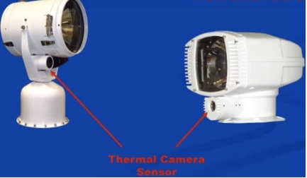 Marine Searchlights Intergtated with Thermal Imaging