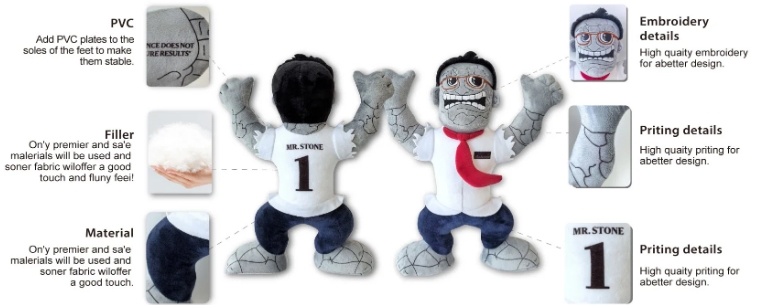 custom plush details