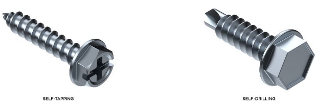 self-drilling and self-tapping screws