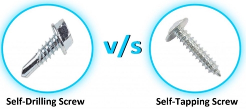 self-drilling screw vs. self-tapping screw