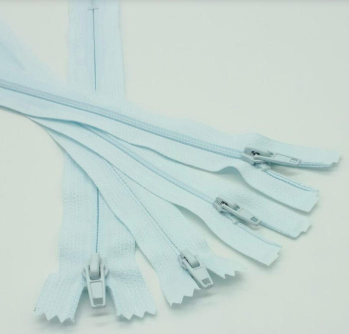 Reverse Nylon Zippers