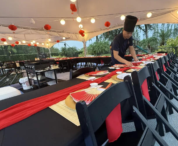 hibachi catering in Miami