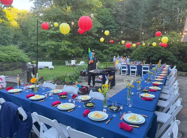 Backyard Hibachi Party in Tampa