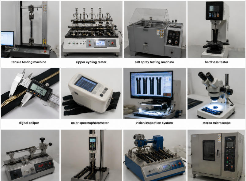 Quality Control Equipment in Zipper Manufacturing