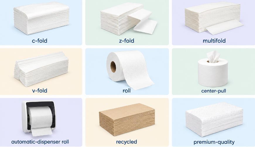 Different Types of Hand Paper Towels