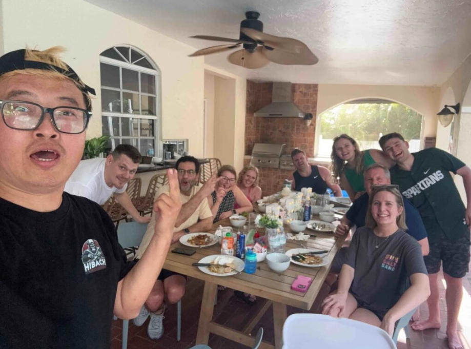 hibachi at home party in Tampa
