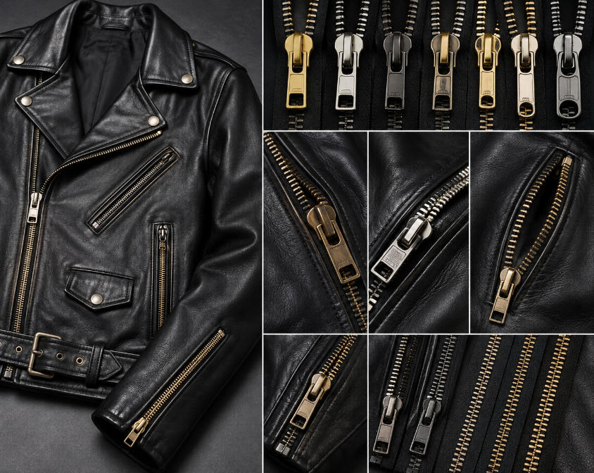 Metal Zippers Used for Leather Jackets